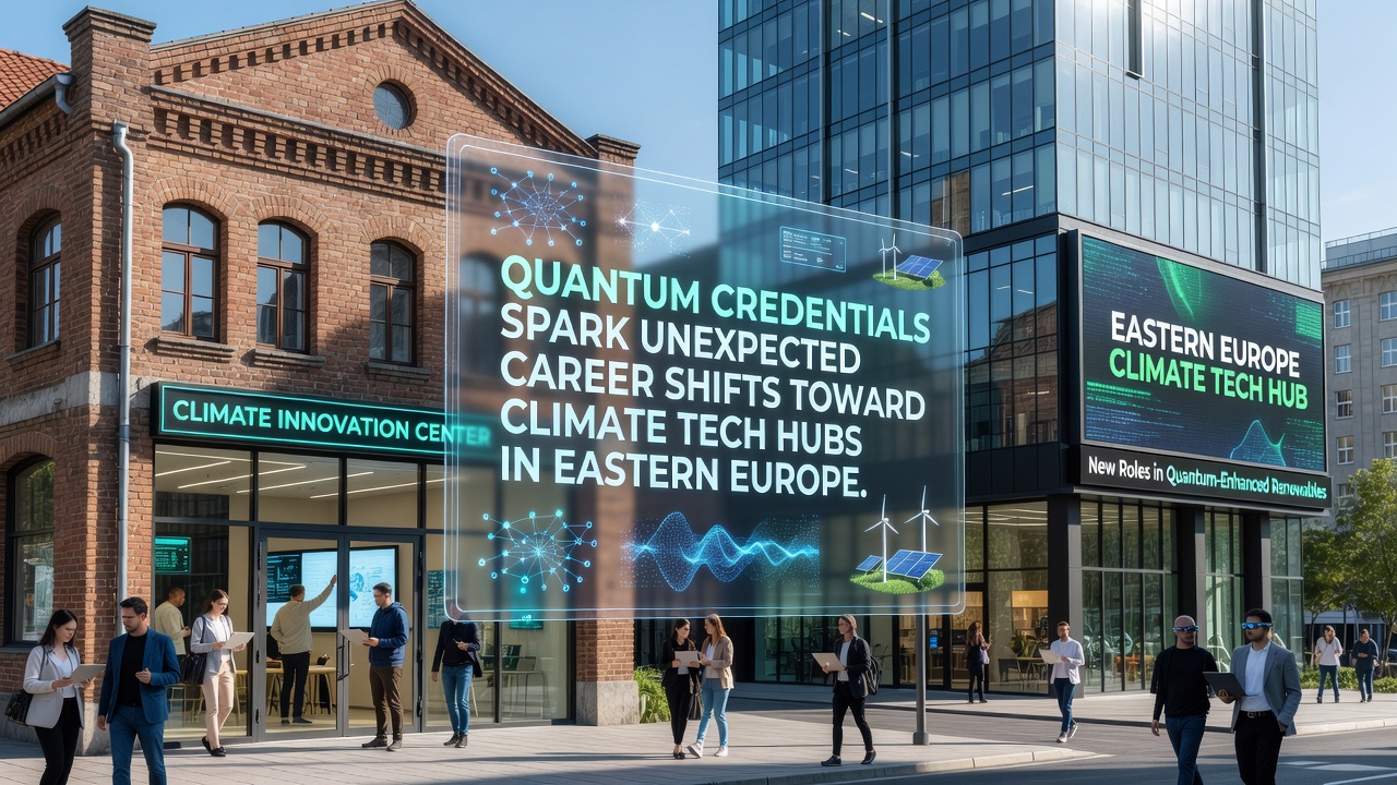 Quantum Credentials Spark Unexpected Career Shifts Toward Climate Tech Hubs in Eastern Europe